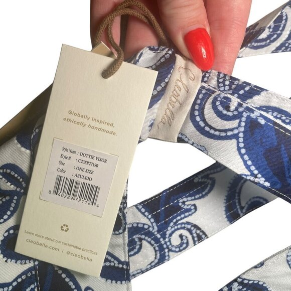 Cleobella Dottie Visor in Azeleujo Print NWT main image 6
